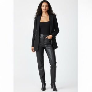BLANK NYC Black Vegan Leather Pant
